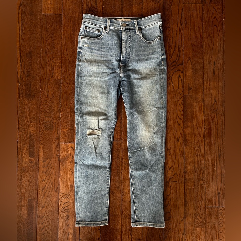 Denim Forum Lola High Rise Crop